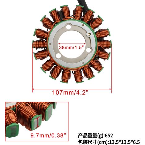 Le stator de bobine convient pour GSX-R 600 GSXR600 2006-2007 31401-01H00 (1/4)