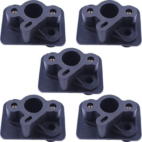 5X 40-5 43Cc 52Cc Collecteur d'admission Connecteur Base Adaptateur Débroussailleuse, Kit, Pour 40-5 43Cc 52Cc Débroussailleuse Tondeuse Moteur À Gaz Moteur, / (1/5)