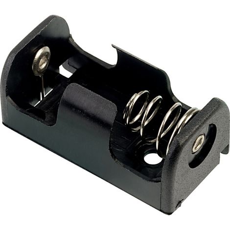 TRU COMPONENTS BH-1/2AA-2P Support de pile 1x 1/2 LR6 (AA) raccordement par pôles de contact