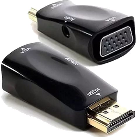 Andowl - Convertitore Adattatore Video Hdmi A Uscita Vga Interfaccia Cavo Audio Q-t122 - (1/3)