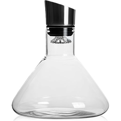 Carafe À Décanter, Aérateur De Vin, Decanteur À Vin Avec Filtre Aérateur, Carafe À Vin Rouge, Verseur En Acier Inoxydable, Accessoire Pour Le Vin, Pour Les Amateurs De Vin 1500 Ml (1/5)