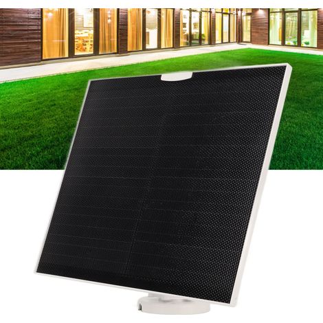 Tragbares, wiederaufladbares Solarpanel für die Außenüberwachung, 5V 10W ETFE monokristallines Solarpanel, kompatibel mit Micro-USB-Anschluss, wird über einen wiederaufladbaren Akku für Kameras und Vi (1/5)