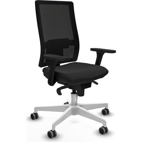 Silla de oficina piqueras y crespo Horna negro espuma alta densidad (1/5)