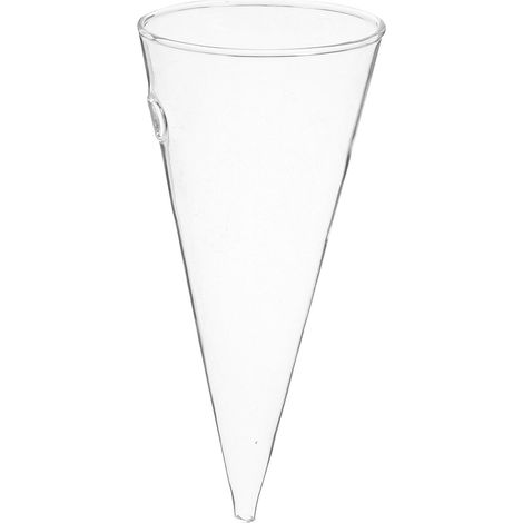 Vase mural minimaliste UKCOCO, en verre transparent, idéal (1/5)