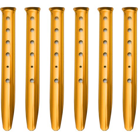 Piquets De Tente En Forme De U - Aluminium Haute Résistance - Pour Sable Neige Terrain Meuble - Lot De 6 (1/5)