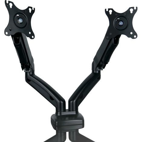 Soporte de escritorio SolidHand SG02 para dos monitores, giratorio, doble, montaje estable. (1/4)