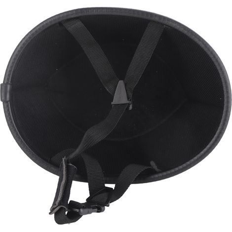 Casque moto noir mat taille L, fibre de verre, poids 430 g, protection légère et résistante pour la route. (1/5)