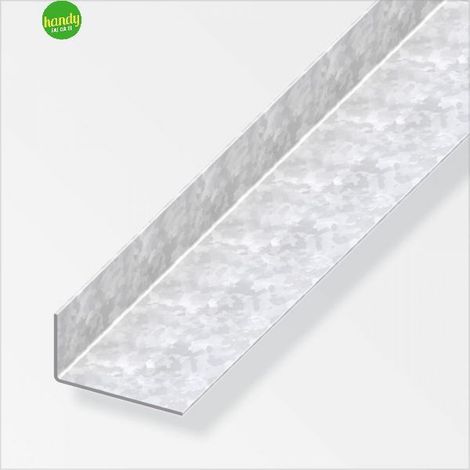 Profilo angolare Alfer Aluminium acciaio laminato 35,5x35,5mm lungh. 2m