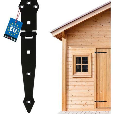 Bisagra para puerta de cinturón 250x80x50x2,5 mm NEGRA (1/5)