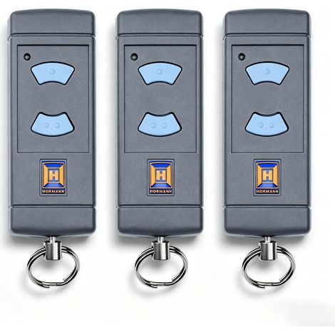Hörmann HSE2-868 Émetteur Portatif/Télécommande pour Porte de Garage, Gris lot of 3