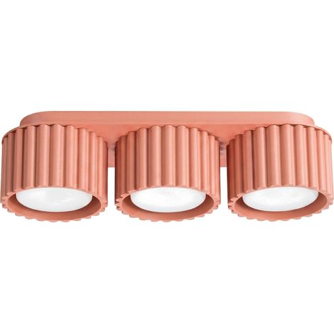 Plafoniere AURA pesca 32.5x8x10cm Alluminio Sollux (1/5)