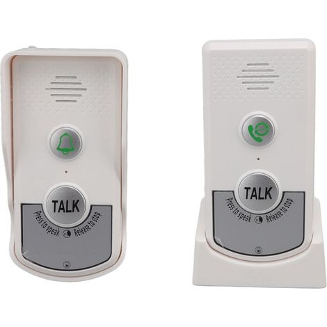 Sonnette interphone sans fil avec charge USB et portée de 1000 m (3280,8 pieds) pour la maison (1/5)