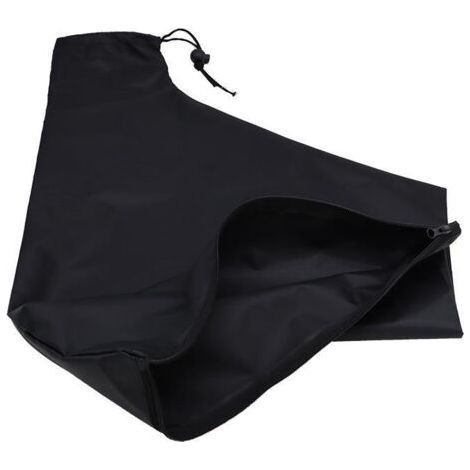 Bolsa de almacenamiento al vacío de 20D Oxford, tela negra para exteriores, máquina sopladora de hojas, bolsa de 4460 cm (1/5)