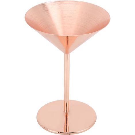 Bar Acccessory 304 Stainless Steel Goblet Champagne Red Wine Glass Cocktail Glass Cup Rose Gold