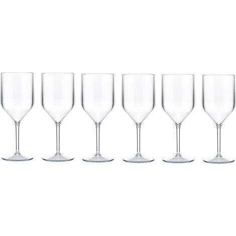 Waf steamglass croisiere san calice vino professionale 25 cl set 6 pezzi
