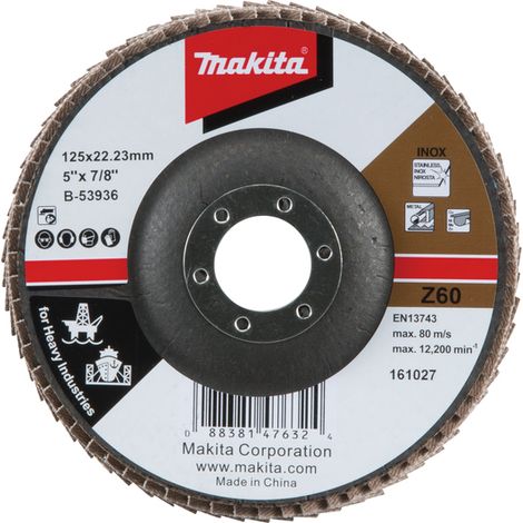 Meule-éventail Makita B-53936 125 mm Z60