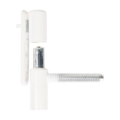 Fiche PVC sur platine à vis invisible – Diamètre 13mm – Hauteur 53.2mm – Longueur 40mm – Finition chromée pour fixation durable – Otlav