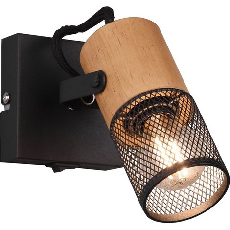 Faretto da Interno a LED in Metallo Nero Opaco