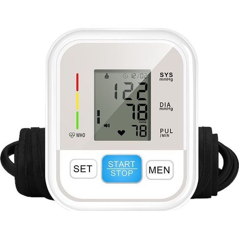 Monitor de presión arterial profesional para brazo con brazalete (22-42 cm) para adultos, ancianos y familias. (1/3)
