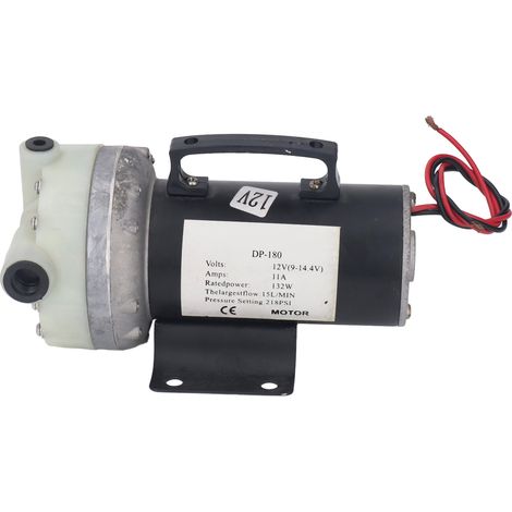 Pompe à eau haute pression à membrane DC12V DP-180 15L, pulvérisateur électrique agricole, pompe de pulvérisation à membrane haute pression à cinq cylindres (1/5)