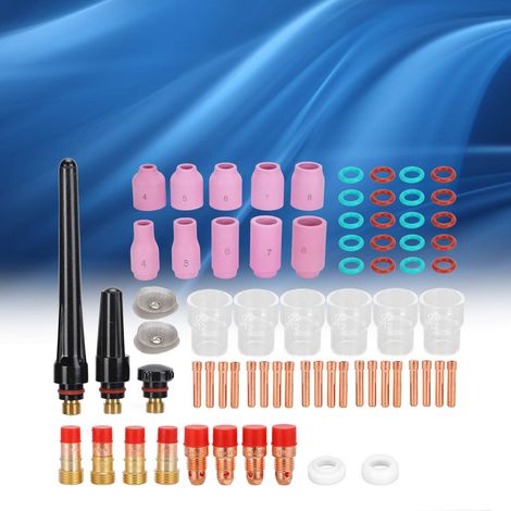 Set mit 71 Zubehörteilen für WP-17/18/26 WIG-Schweißbrenner (1/5)