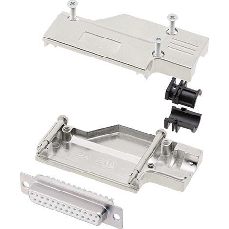 encitech DCMR25-FK-DBS-W-K 6355-8065-13 D-SUB Buchsenleisten-Set 90 ° Polzahl: 25 Lötkelch 1 St.