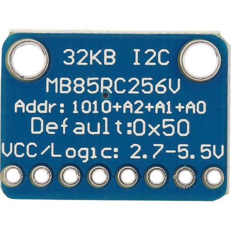Carte d'extension mémoire MB85RC256V 32 Ko FRAM non volatile I2C (1/3)