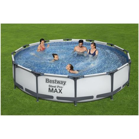 Piscine Ronde Hors Sol Steel Pro Max 366 X 76 Cm