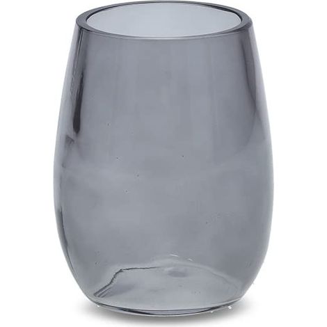 Gobelet à Dents Moderne en Verre, Noir, env. Ø 8,5 x 11 cm (1/3)