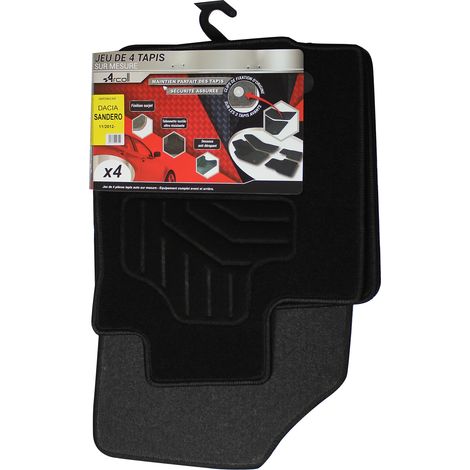 ARCOLL - 4 tapis Dacia Sandero à partir de 11/2012 - Ce produit de marque ARCOLL est neuf.
