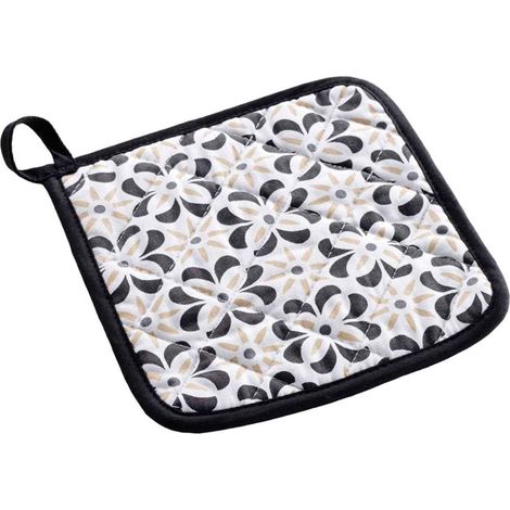 Manique de Cuisine en Coton "Solaris" 19cm Noir (1/5)