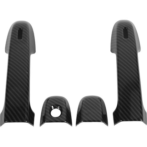 Poignées de porte extérieures 4 pièces, capuchons de serrure adhésifs style carbone, remplacement pour GR86 2012-2021 (1/5)
