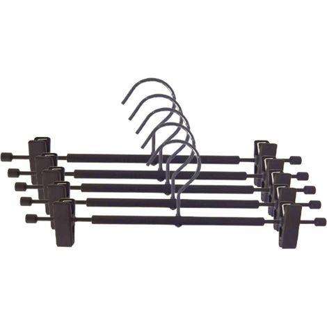 Hosenbügel aus Aluminiumlegierung, verstellbarer Clip, multifunktional, tragbar, rostfrei und farbbeständig, rutschfest (1/5)