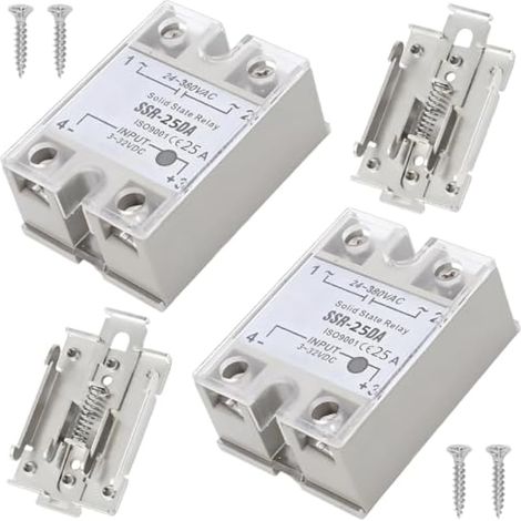 2PCS SSR-25DA Module de relais à semi-conducteurs (1/5)