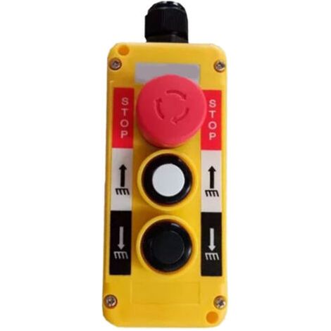 Boîte de commande de commutateur, boîte de bouton d'arrêt d'urgence, boîte de jonction de bouton de conduite multifonctionnelle (1/3)