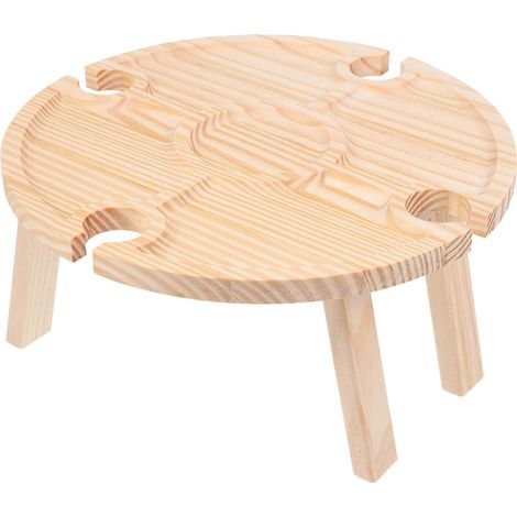 Table de rangement portable pour collations, bureau de service en bois compatible avec un usage domestique, 1 pièce (1/5)