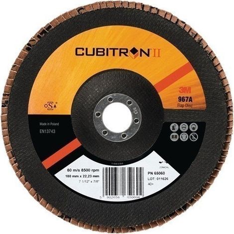 3M Cubitron II cerámico 967A disco de láminas 125 mm