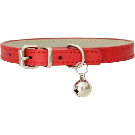 Collier pour chat avec clochette (rouge) - 1,5S (1/5)