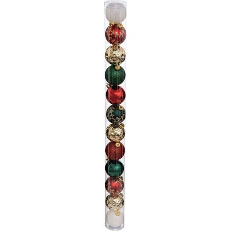 Paris Prix - Lot De 12 Boules De Noël délices Des Fêtes 6cm Multicolore