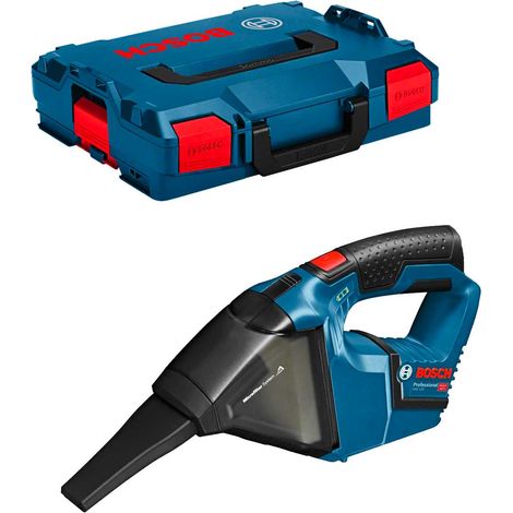 Bosch Professional 12V System GAS 12V - Aspirador a batería (depósito 0,35 l, 45 mbar, sin batería, en L-BOXX)