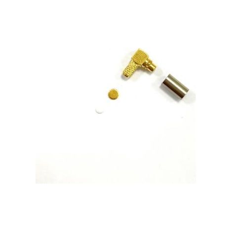 Connecteur coaxial RS PRO Femelle Droit, raccordement A sertir 50O Montage sur câble ( Prix pour 1 )