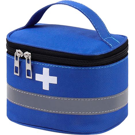 Sac De Premiers Secours - Sac Vide Pour Stockage Médical Portable Avec Compartiments - Pour Maison Camping Randonnée Voyage - 1 Pièce (1/5)