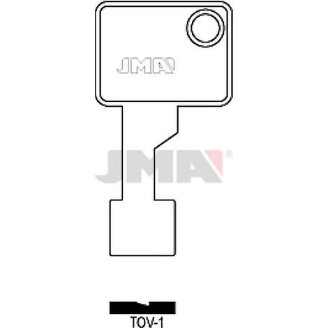 JMA llavin tov-1g laton seguridad , Llavín TOV 1G de seguridad JMA Llavín de seguridad fabricado en latón Ideal para duplicados precisos y duraderos Bolsa de 10 unidade