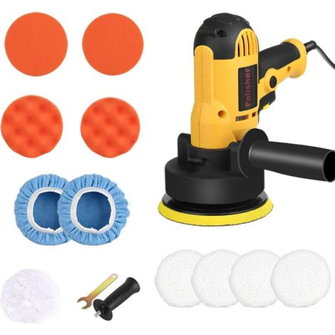 Lucidatrice per auto , lucidatrice elettrica da 700 W per metallo e mobili, lucidatrice per vetri sigillante multifunzionale, lucidatura per auto, velocità regolabile (1/5)