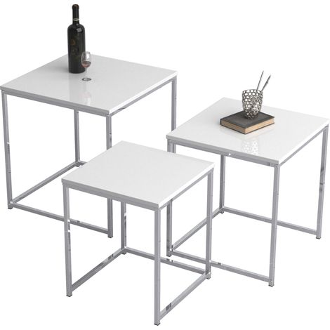 3-tlg Beistelltisch Couchtisch Sofatisch