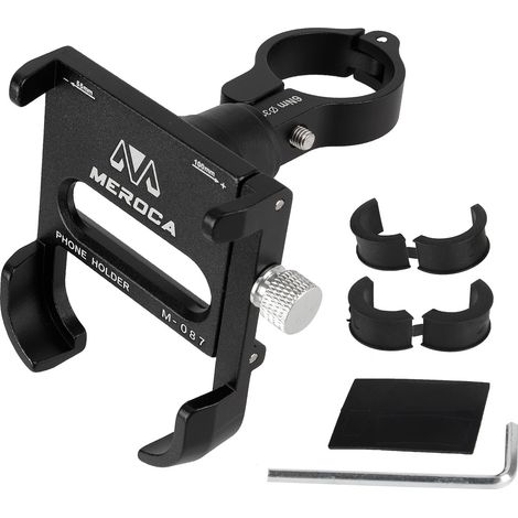 VTT, vélo de route, support de téléphone en alliage d'aluminium, trottinette électrique, moto, caméra d'action, livraison de repas, support de navigation