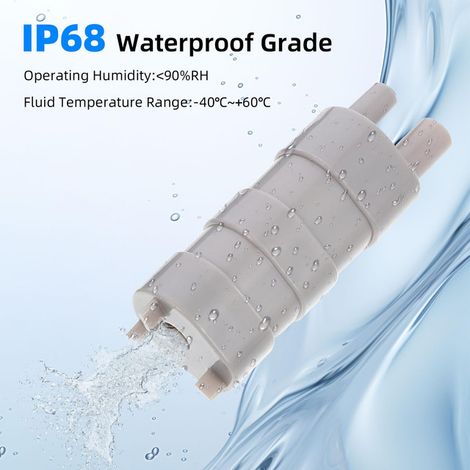 Pompe à Eau Submersible 12V Mini Pompe de Bassin Aquarium 840L/H Haute Performance Débit Réglable Étanche IP68 pour Fontaine Jardin Aquarium Culture Hors-Sol