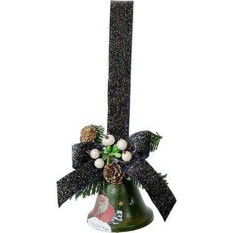 Cloches De Noël Pendentif Métallique Décoration D'Intérieur Ornements Artisanaux de Grelots de Noël pour Salle de Classe Bureau Salon Chambre Fenêtre Escalier Cheminée Jardin Couronnes (1/5)