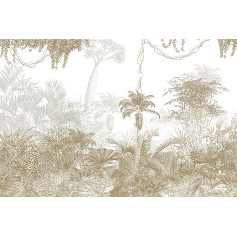 Papier peint panoramique - Forêt Tropicale - 130 cm x 87 cm (1/2)