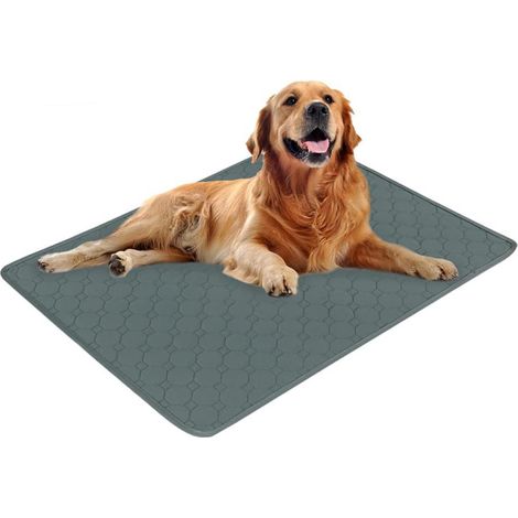 Tappetino da addestramento ultra assorbente per cani, tappetino riutilizzabile per cani e cuccioli, adatto a cani, gatti e porcellini d'India (1 pezzo, 60 x 45 cm) Grigio S